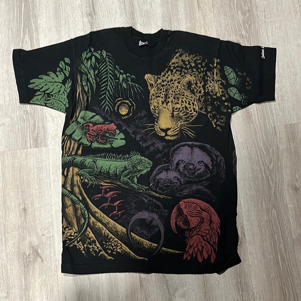 Vintage zoo animal shirt men’s Size XL